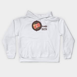 For The Love Of Bacon Kids Hoodie